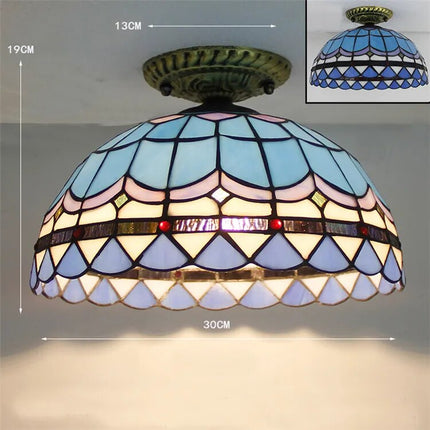 Plafonnier LED moderne en verre avec ampoule 7W E27 — LZ4X9Q2