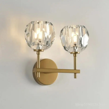 Applique murale nordique simple en cristal style postmoderne — LZ4QJ7M