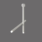 Plafond-Court-Blanc / 2-5W / Blanc froid | Chine