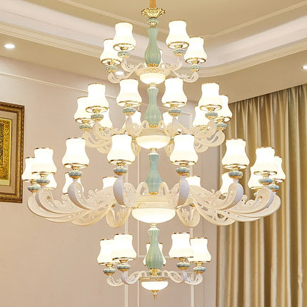 Lustre en céramique pour éclairage intérieur élégant et moderne — LZ4X9M
