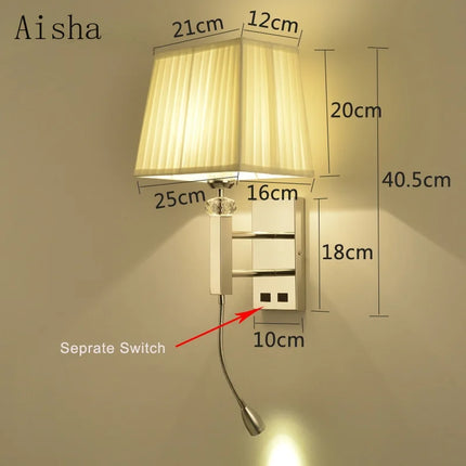 Applique murale LED en acier inoxydable pour décoration intérieure moderne — LZ4X9T
