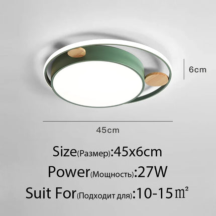 Plafonnier LED rond design moderne pour intérieur élégant — LZ4X9Q2