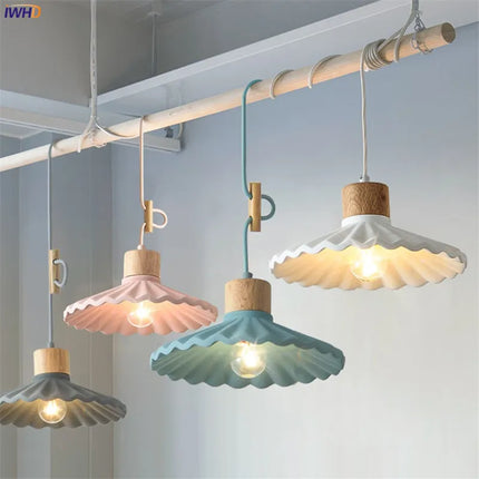 Suspension LED nordique en ciment au design simple et moderne — LZ4P9XQ