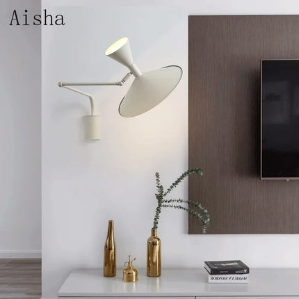 Applique murale nordique à bras pivotant au design italien — LZ4X9T2