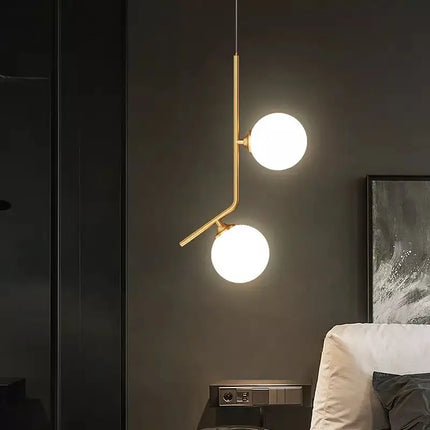 Suspension en verre à bulles au design créatif pour décoration élégante — LZ4X9T