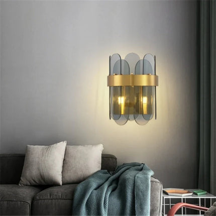 Applique murale LED en verre au design nordique moderne — LZ4X9T2