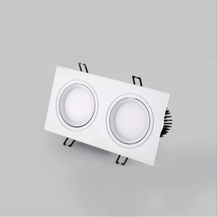 Spot encastré double LED dimmable pour plafond décoratif — LZ4X9T