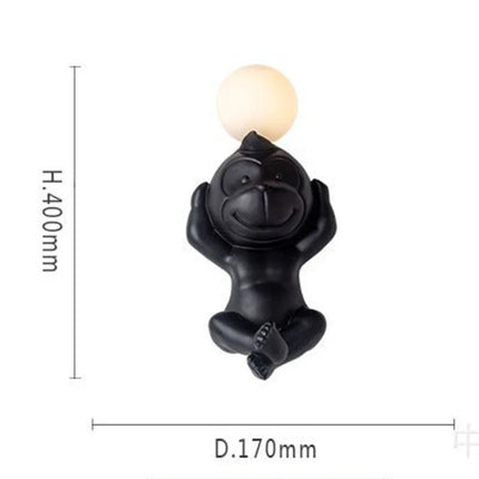 Applique murale LED singe avec variateur pour éclairage intérieur — LZ4X9P