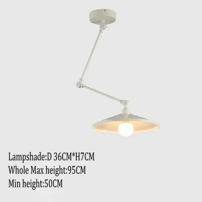 Suspension nordique pliable en aluminium avec bras long et LED — LZ4X9P2M