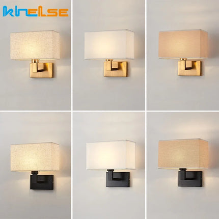 Applique murale carrée moderne en tissu style américain décoratif — LZ4X9P2