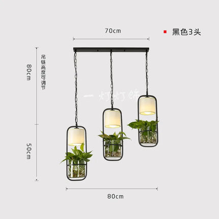 Suspension industrielle en fer style moderne chinois — LZ4X9JQ