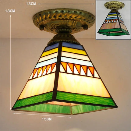Plafonnier LED moderne en verre avec ampoule 7W E27 — LZ4X9Q2