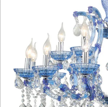 Lustre suspension art déco en fer et cristal de verre — LZ4X9J