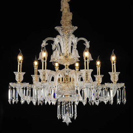 Lustre en cristal européen pour décoration moderne et élégante — LZ4X9Q