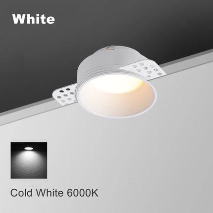 spot led encastré sans cadre à intensité variable