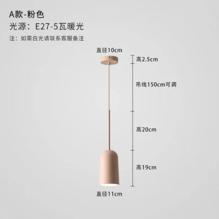 suspension nordique décorative pour éclairage créatif intérieur