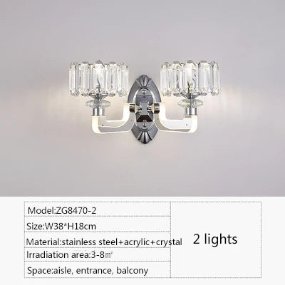 Lustre en cristal moderne pour décoration intérieure élégante — LZ4X9P