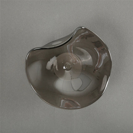 applique murale led moderne en verre éclairage surface incurvée
