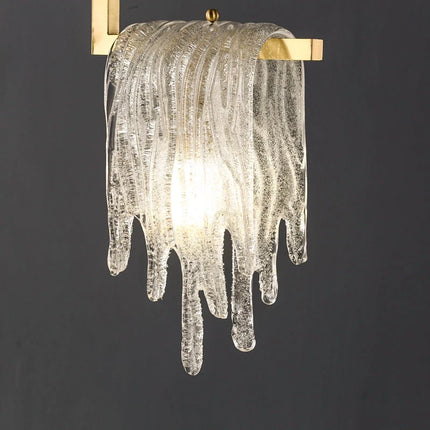 Suspension nordique en verre et cuivre pour décoration intérieure — LZ4X9P
