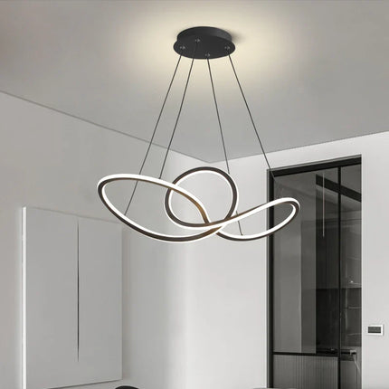 Lustre LED nordique en aluminium au design post-moderne — LZ4X9P