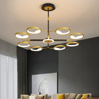 8 têtes diamètre 97 cm / Luminosité variable