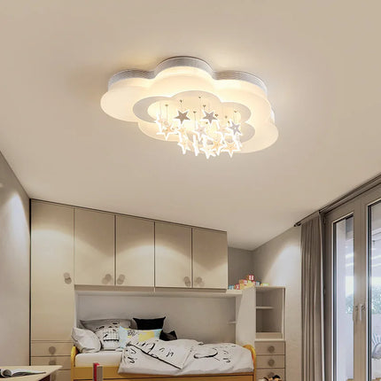 Plafonnier enfant étoiles et nuages lumineux pour chambre — LZ4P9XQ