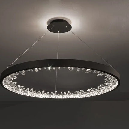 Lustre en cristal lumineux pour décoration intérieure moderne — LZ7XQ2