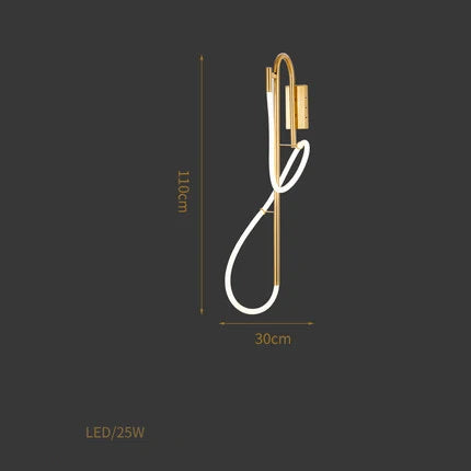 Suspension élégante en forme de notes de musique — LZ4J9P2Q