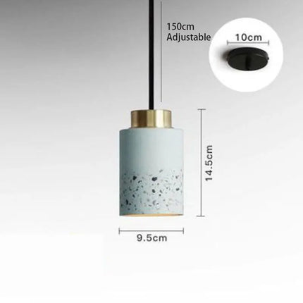 Suspension vintage en ciment pour bar et café — LZ4X9Q