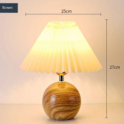Lampe de chevet en céramique moderne pour bureau et veilleuse créative — LZ4X9P2