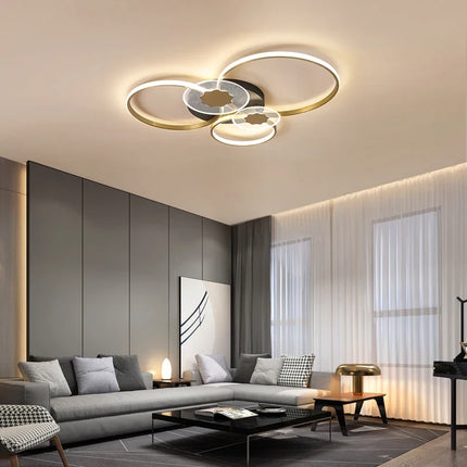 Plafonnier moderne décoratif pour intérieur lumineux et élégant — LZ4X9QJ
