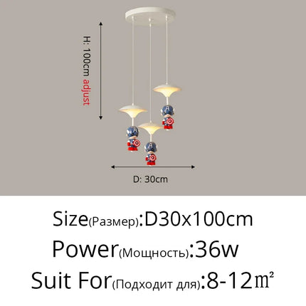 Suspension romantique pour éclairage intérieur élégant — LZ4G7T9