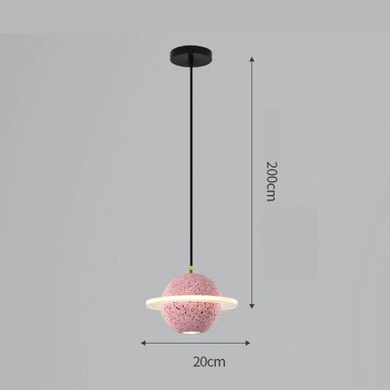 Suspension en résine design planétaire pour intérieur moderne — LZ4X9P