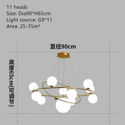 Suspension LED nordique en verre décorative pour intérieur — LZ4T9X