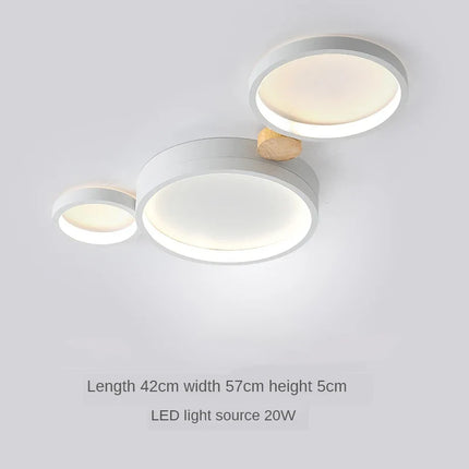 Lustre LED nordique pour salon, café, balcon et vestiaire — LZ4X9T2