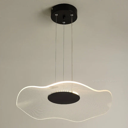 Lustre LED nordique feuille de lotus avec gradation — LZ4M9X2