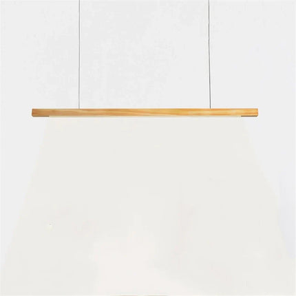 Suspension LED en bois style nordique pour restaurant et bureau — LZ4X9M
