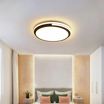Plafonnier LED rond à luminosité réglable pour intérieur — LZ4X9P2