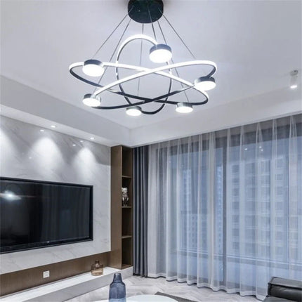 Suspension LED nordique en acrylique au design post-moderne — LZ4XJ9