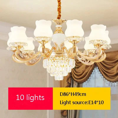 Lustre moderne en cristal pour éclairage élégant et raffiné — LZ4M9Q2