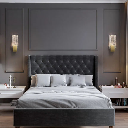 Applique murale en cristal au design moderne et minimaliste pour étude et détente — LZ4X9P