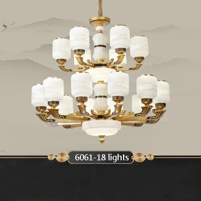 Lustre chinois grande taille pour décoration intérieure élégante — LZ4X9T2Q