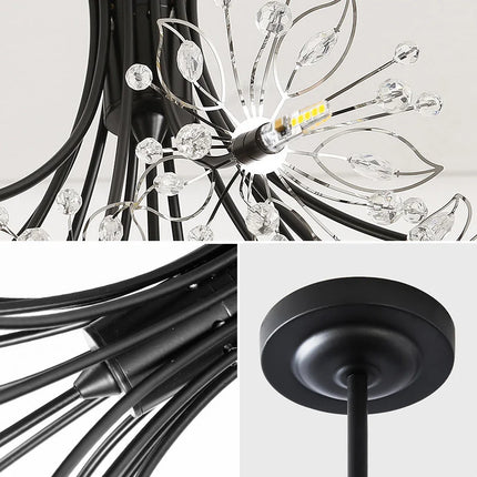Suspension décorative en forme de bouquet en cristal américain — LZ4X9T1