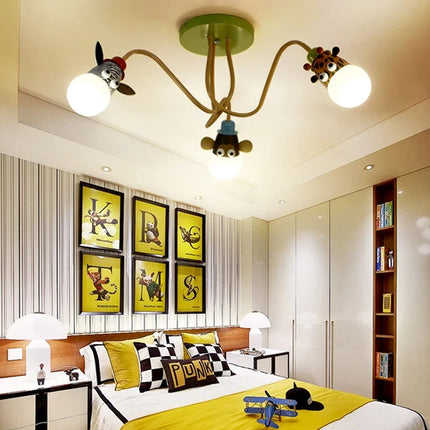 Lustre animalier pour chambre d’enfant et salle à manger — LZ7D3X