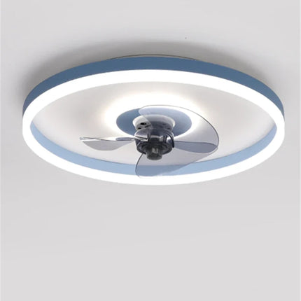 Plafonnier moderne avec ventilateur et éclairage LED 3 couleurs — LZ4X9P