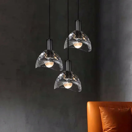 Suspension LED en cristal K9 de luxe style postmoderne — LZ4X9M