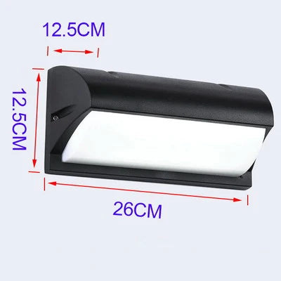 Applique murale extérieure étanche au design moderne et créatif — LZ4X9QJ