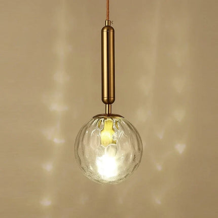 Lustre suspension moderne en verre LED pour bar et restaurant — LZ4X9T