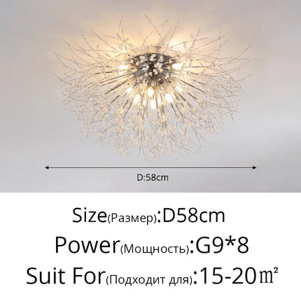 Lustre LED moderne Luciole pour décoration intérieure — LZ4N7XQ