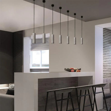 Suspension LED en béton au style industriel moderne — LZ4X9P